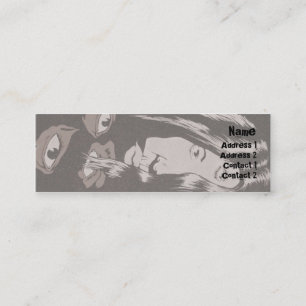 Augen - dünn mini visitenkarte