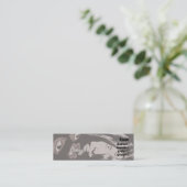 Augen - dünn mini visitenkarte (Stehend Vorderseite)