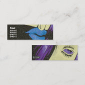 Augen - dünn mini visitenkarte (Vorne/Hinten)