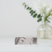 Augen - dünn mini visitenkarte (Stehend Vorderseite)