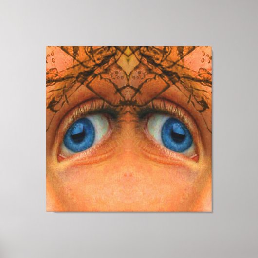 Augen einer Alien Leinwanddruck (Vorderseite)
