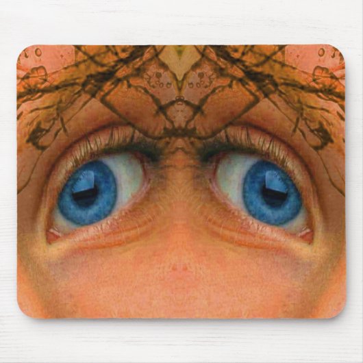 Augen einer Alien Mousepad (Vorne)