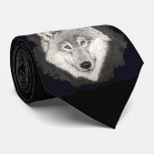 Augen einer Wolf-Krawatte Krawatte (Gerollt)