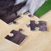Augen eines Bald-Adlers Puzzle (Seite)