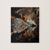 Augen eines Eulen-Puzzlen Puzzle (Vertikal)