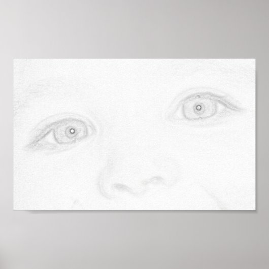 Augen eines Kindes Poster (Vorne)