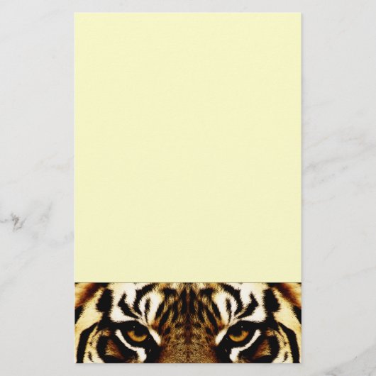 Augen eines Tigers Briefpapier (Vorderseite)