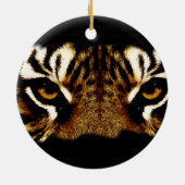Augen eines Tigers Keramikornament (Hinten)