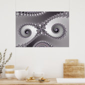 Augen - Fraktal Poster (Küche)