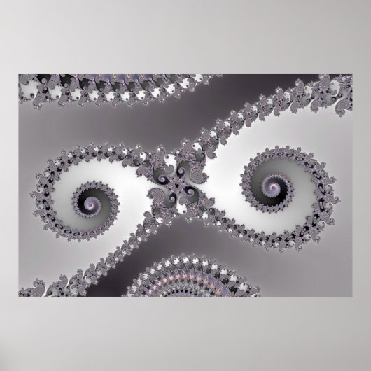 Augen - Fraktal Poster (Vorne)