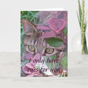 Augen für Ihre Valentinerkarte Feiertagskarte