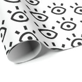 Augen Geschenkpapier (Rolleneckpunkt)