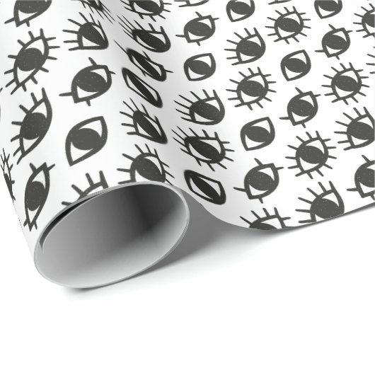 Augen Geschenkpapier (Rolleneckpunkt)
