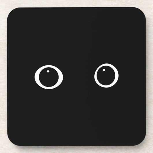 Augen Getränkeuntersetzer (Vorderseite)