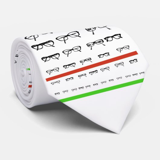 Augen-Glas-Test Krawatte (Gerollt)