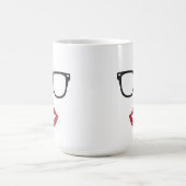 Augen-Glas-und LippenTasse Kaffeetasse (Mittel)