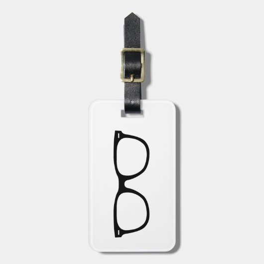 Augen-Gläser Gepäckanhänger (Vorderseite vertikal)