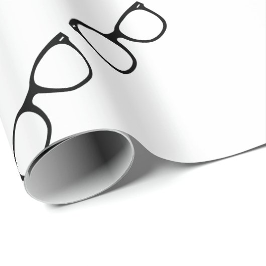 Augen-Gläser Geschenkpapier (Rolleneckpunkt)