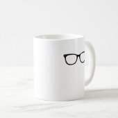 Augen-Gläser Kaffeetasse (VorderseiteRechts)