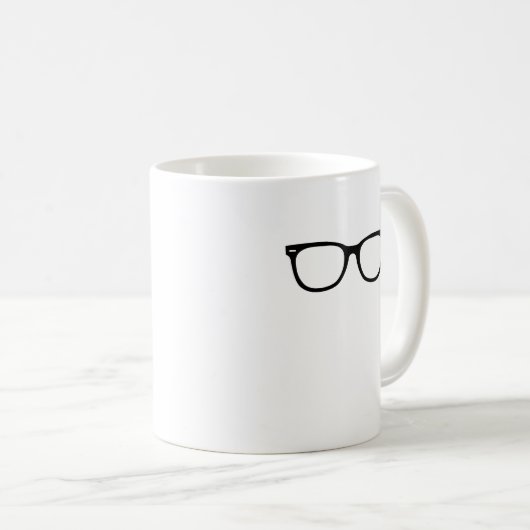Augen-Gläser Kaffeetasse (VorderseiteRechts)