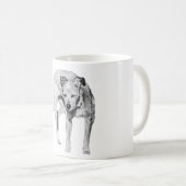 Augen halb geschlossen kaffeetasse (VorderseiteRechts)