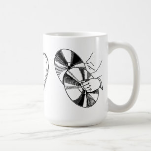 Augen Herz Becken Ich liebe Symbole Lustiger Beche Kaffeetasse