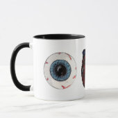 Augen-Herz-Gehirne Tasse (Links)