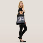 Augen hinter Orientalischer Lüfter Tasche (Am Model)