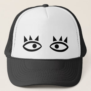 Augen-Hut 2 Truckerkappe