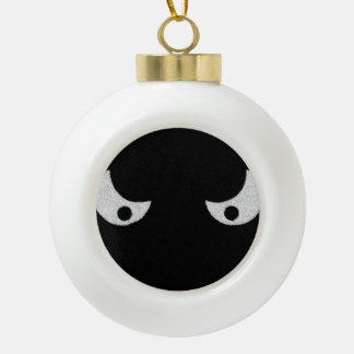 Augen - Im Dunkeln Keramik Kugel-Ornament