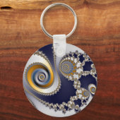 Augen im Himmel - Fraktal Schlüsselanhänger (Vorderseite)