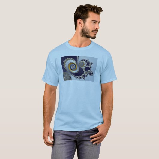 Augen im Himmel - Fraktal T-Shirt (Vorne ganz)