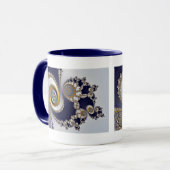 Augen im Himmel - Fraktal Tasse (Vorderseite Links)