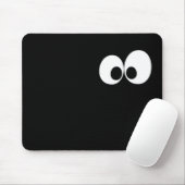 Augen in der Dunkelheit Mousepad (Mit Mouse)