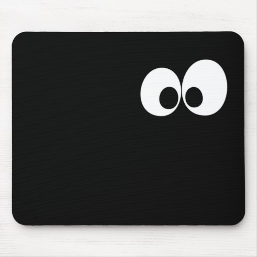 Augen in der Dunkelheit Mousepad (Vorne)