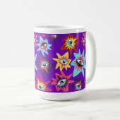 Augen 🌸 Kaffee Tasse 15oz (VorderseiteRechts)