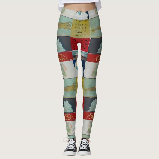 Augen-Leggings Leggings (Vorderseite)