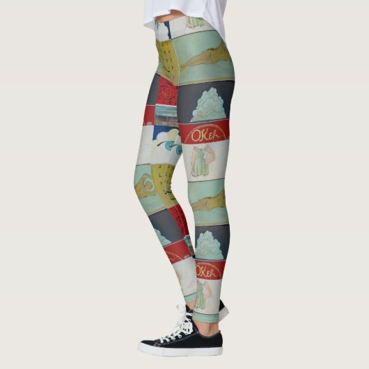 Augen-Leggings Leggings (Links)