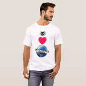 Augen-Liebe-Mutter-Erde T-Shirt (Vorne ganz)