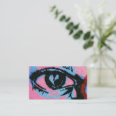 Augen-Maskenbildner Visitenkarte (Stehend Vorderseite)