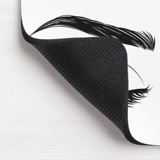 Augen mit den langen Wimpern und den Brauen Mousepad (Ecke)