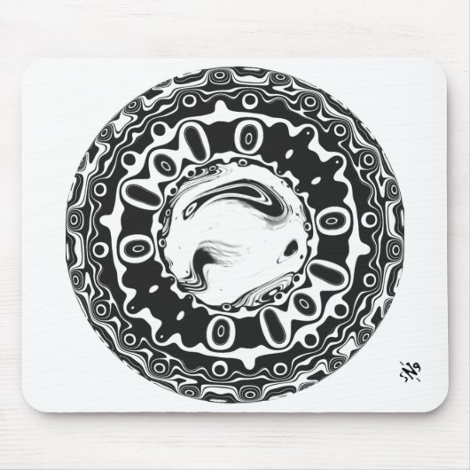 Augen mit hypnotischem Schüler (oder was auch imme Mousepad (Vorne)