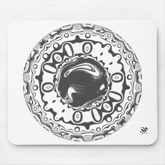 Augen mit hypnotischem Schüler (oder was auch imme Mousepad (Vorne)