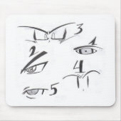 Augen Mousepad (Vorne)