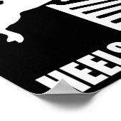 Augen nach oben poster (Ecke)