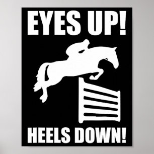 Augen nach oben poster