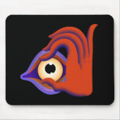 Augen offen mousepad (Vorne)