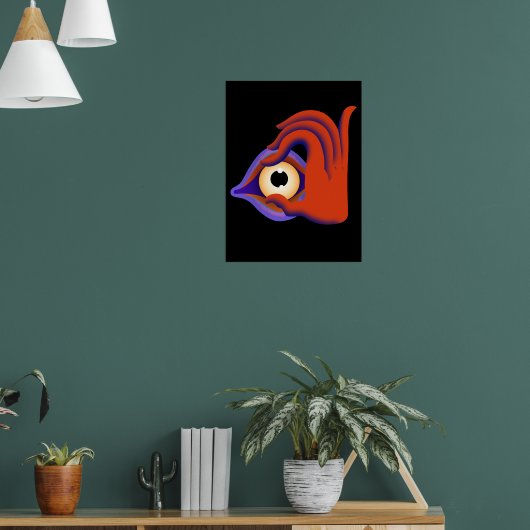 Augen offen poster (Wohnzimmer 1)