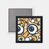 Augen Ohne ein Gesicht Magnet (Vorderseite/Rückseite)