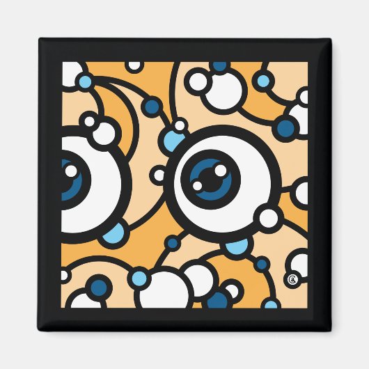 Augen Ohne ein Gesicht Magnet (Vorne)